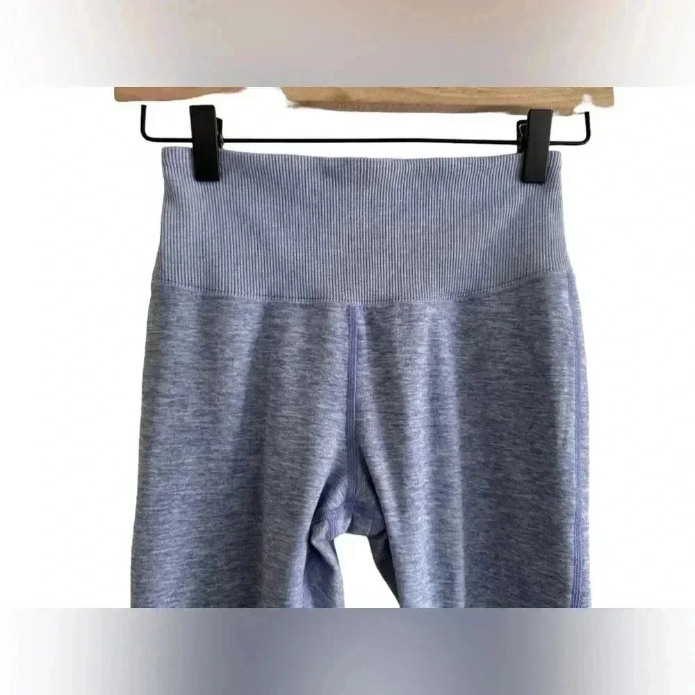 Alo Yoga 7/8 High Waist Sueded Lounge Legging Lead Wash Purple (00778)